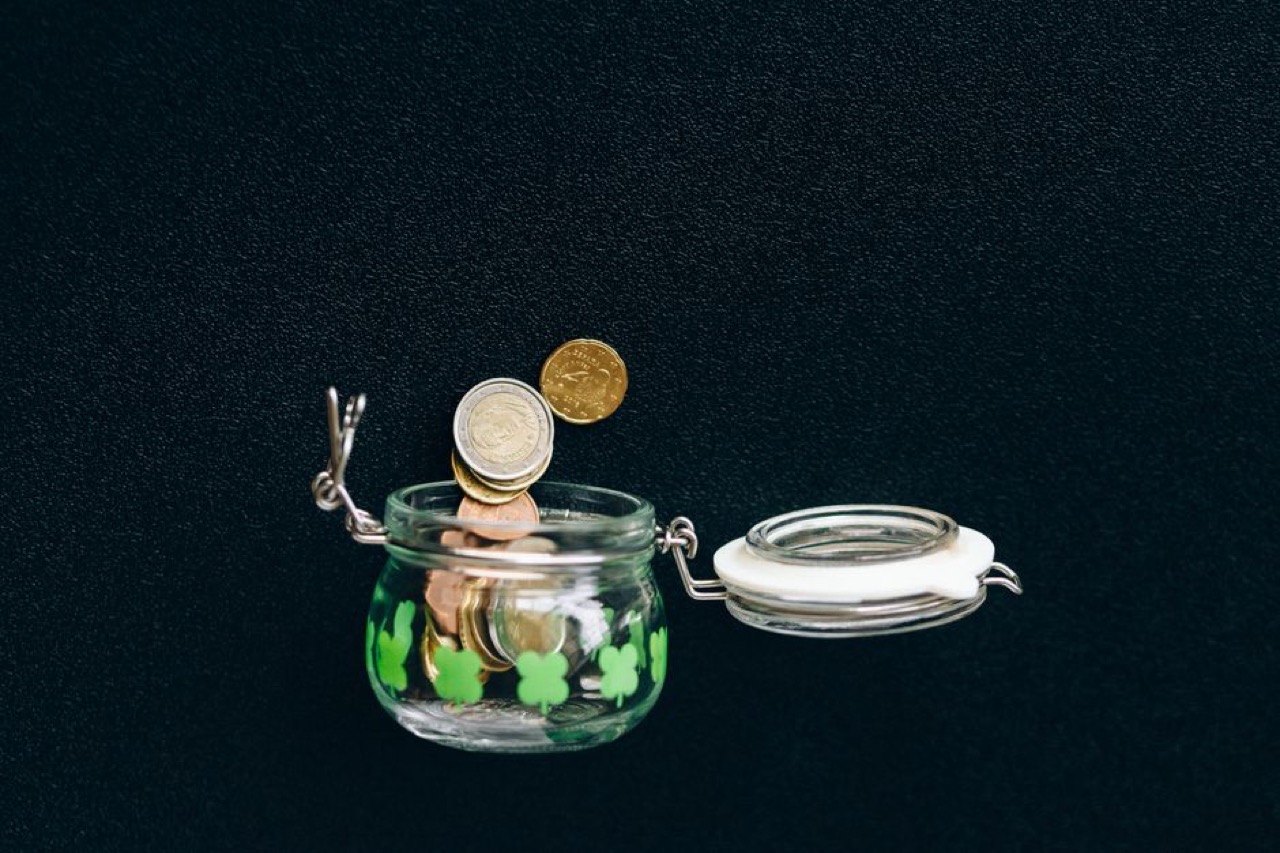Doves Funeral Cover Saving coins jar - Doves Funeral Cover