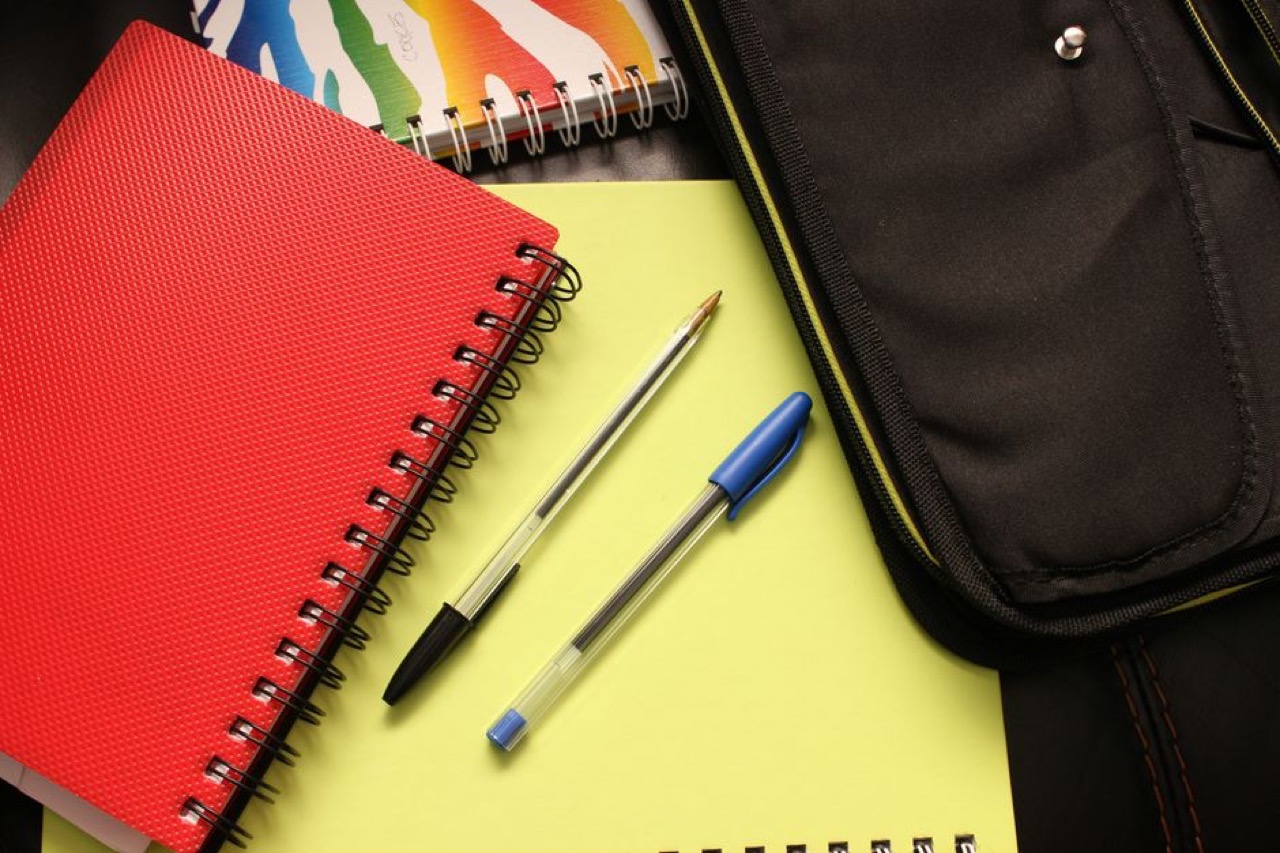 Open notebook pen - Funeral program template for South Africa