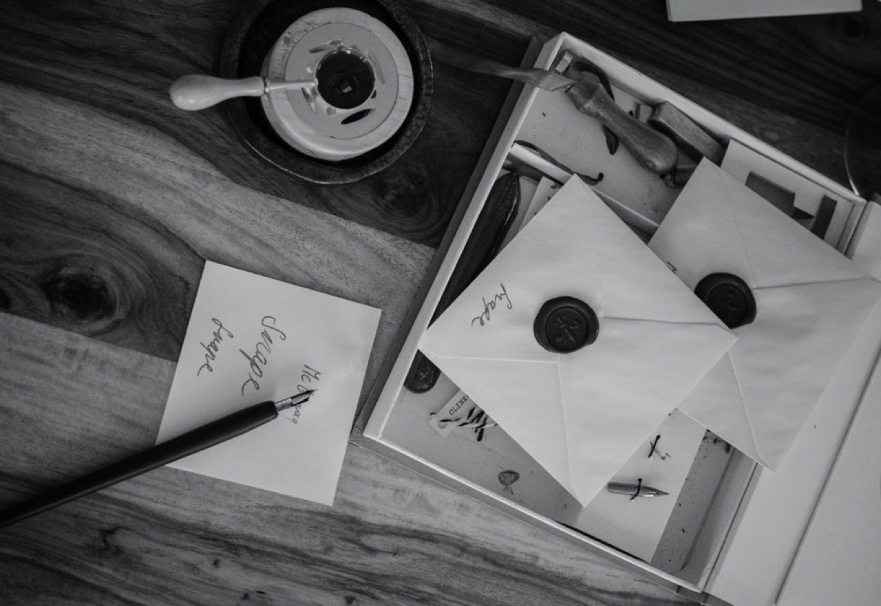 Writing letter desk - Funeral programme in isiZulu (uhlelo lomngcwabo)